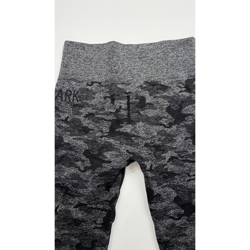 Gymshark‎ Camo Seamless Leggings Gray Black Women's Size Medium - Picture 3 of 7